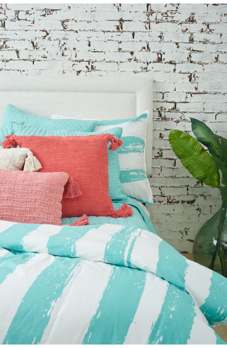 carol & frank Langley King Duvet Cover, Alternate, color, Blue