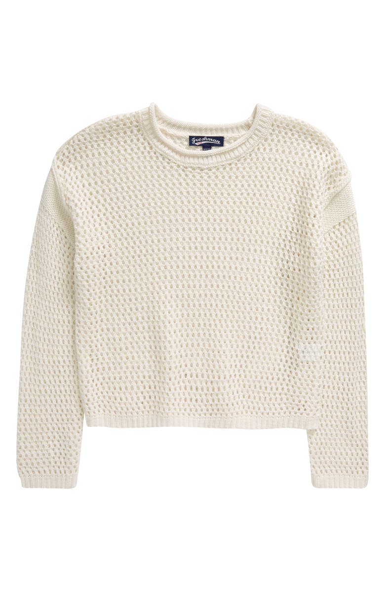 Freshman Kids' Open Stitch Sweater, Main, color,