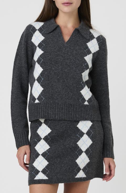 Argyle Polo Sweater