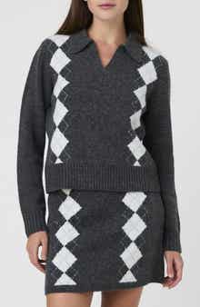 Argyle Polo Sweater