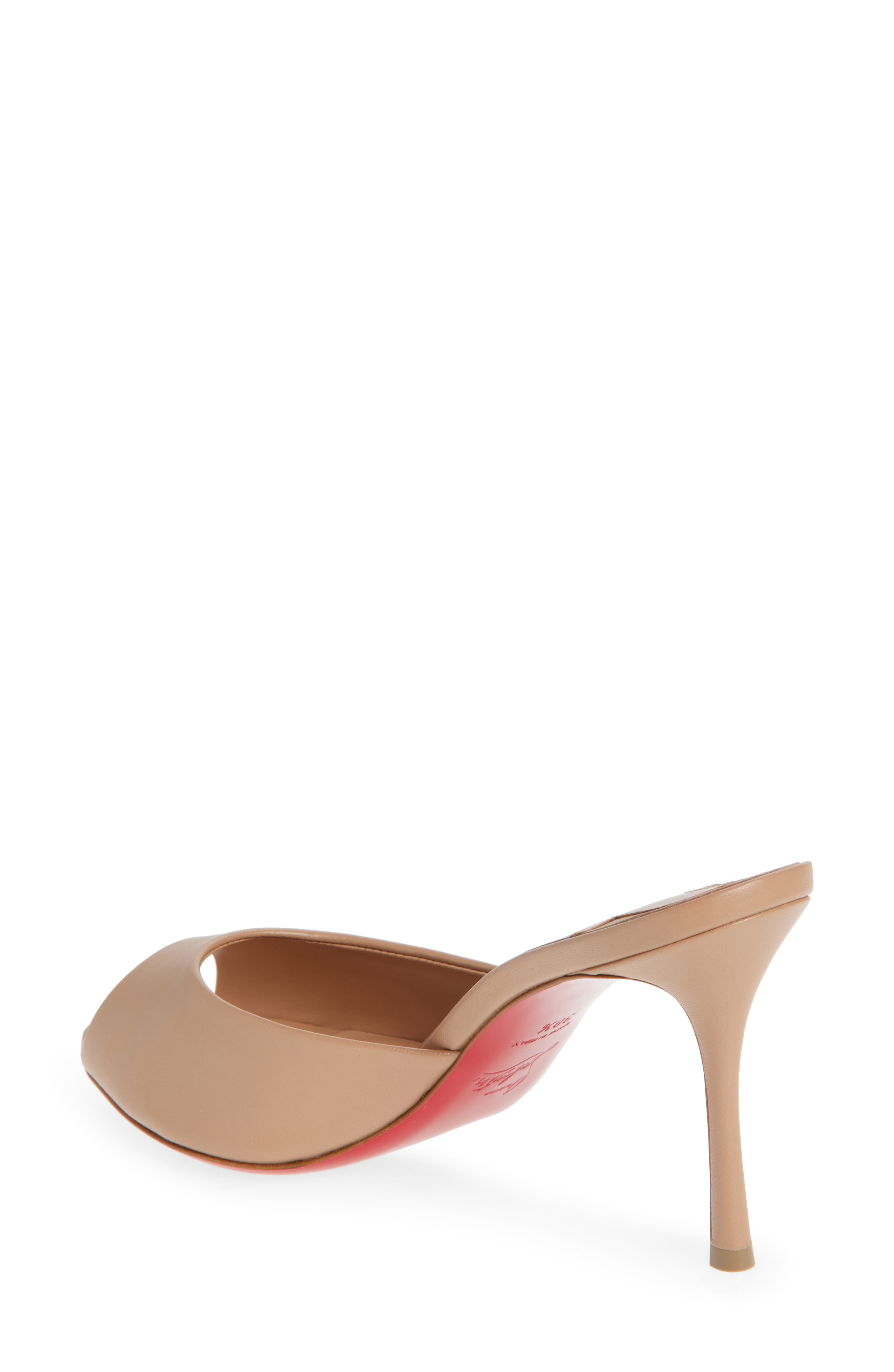 Me Dolly Peep Toe Slide Sandal, Alternate, color, BLUSH/ BLUSH