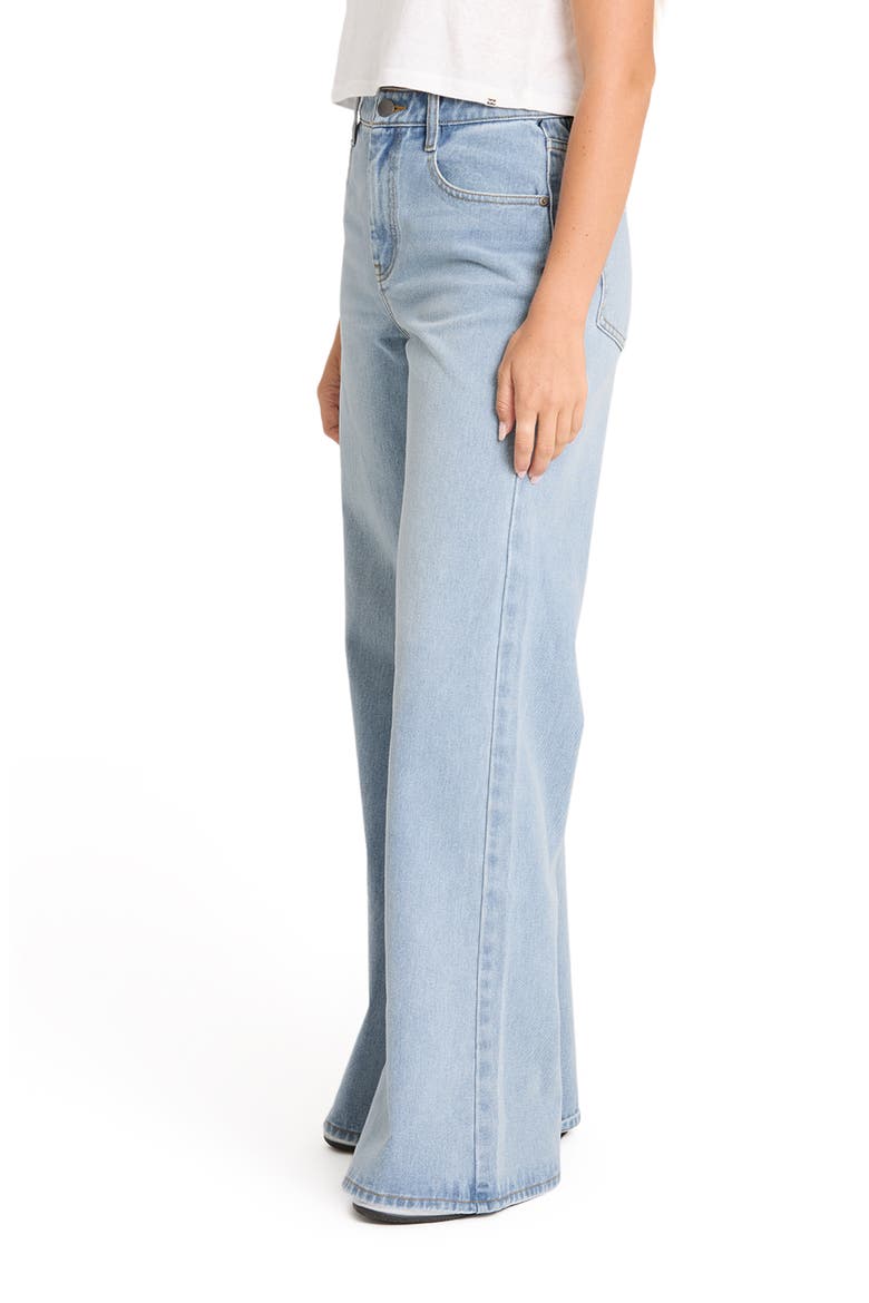 Free Fall High Waist Flare Leg Jeans, Alternate, color, LIGHT WASH