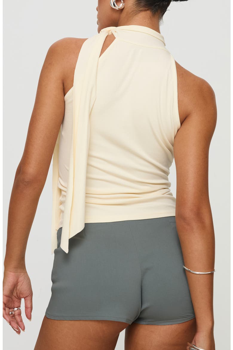 Mathias Tie Neck Jersey Top, Alternate, color, LIGHT BEIGE