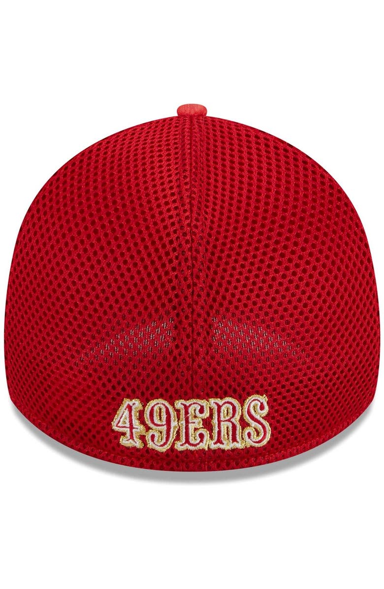 New Era Men's New Era  Scarlet San Francisco 49ers 39THIRTY Flex Hat, Alternate, color, 