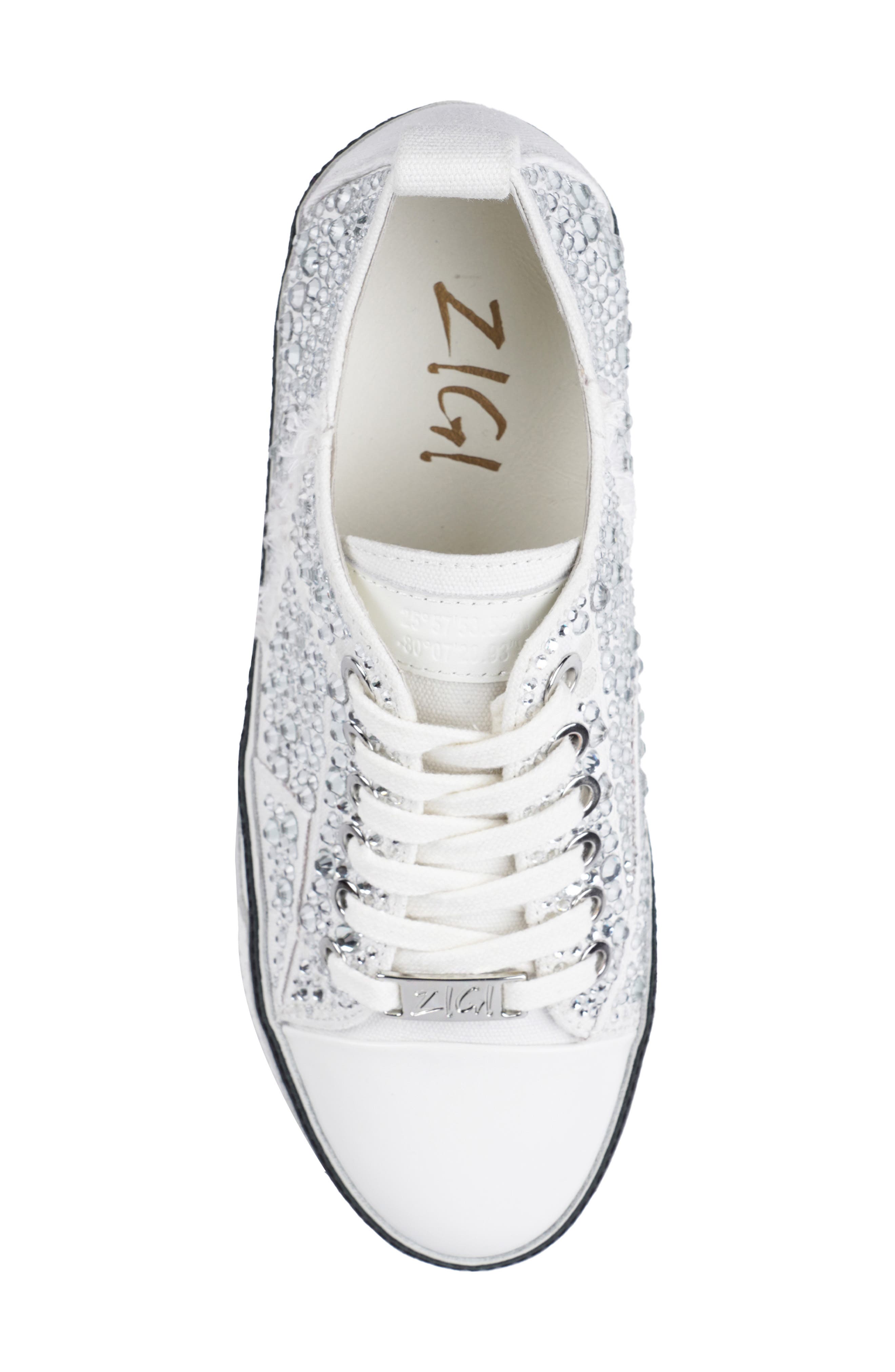 ZIGI Koralay-2 Embellished Platform Sneaker, Alternate, color, White/ Multi