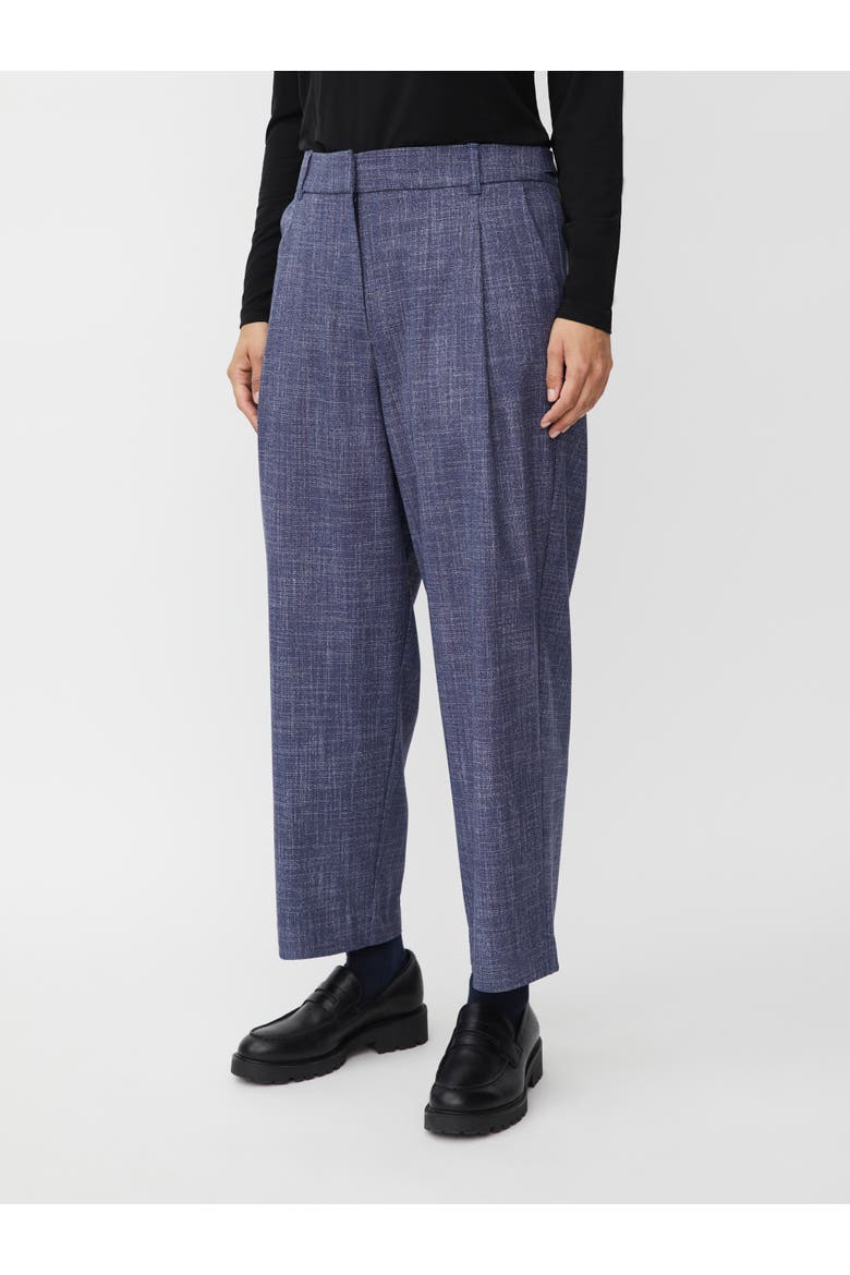 MaPhiladelphia Cropped Loose Fit Pants, Main, color, Navy Blazer
