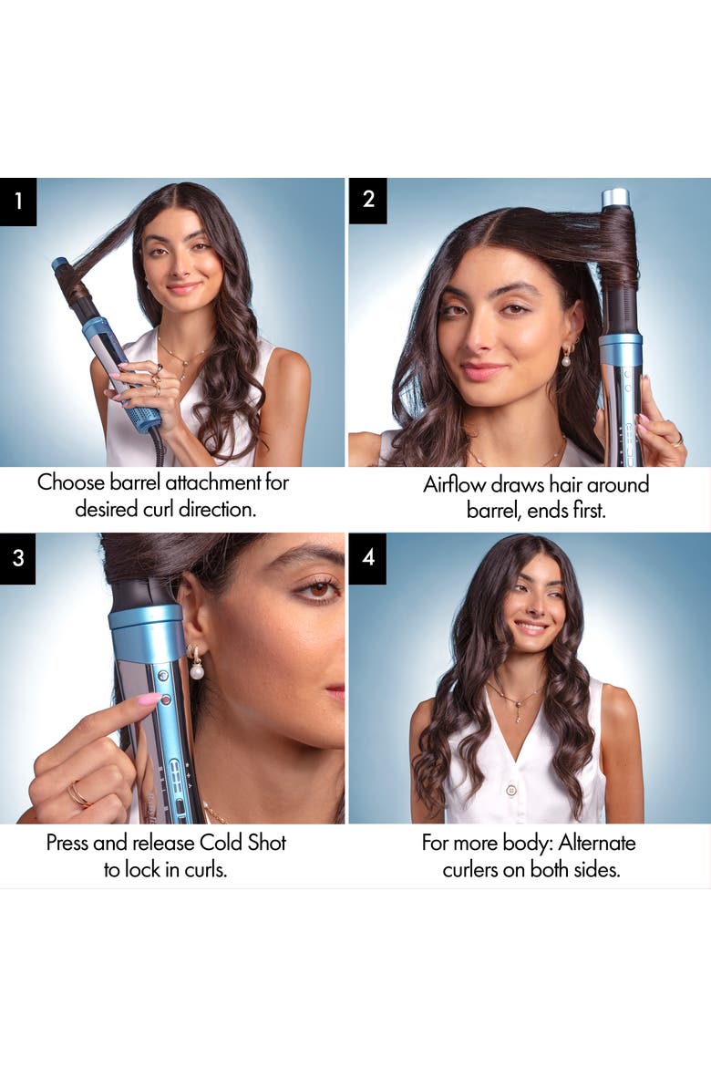 Style/Swith Ionic Curling Attachment, Alternate, color, Blue