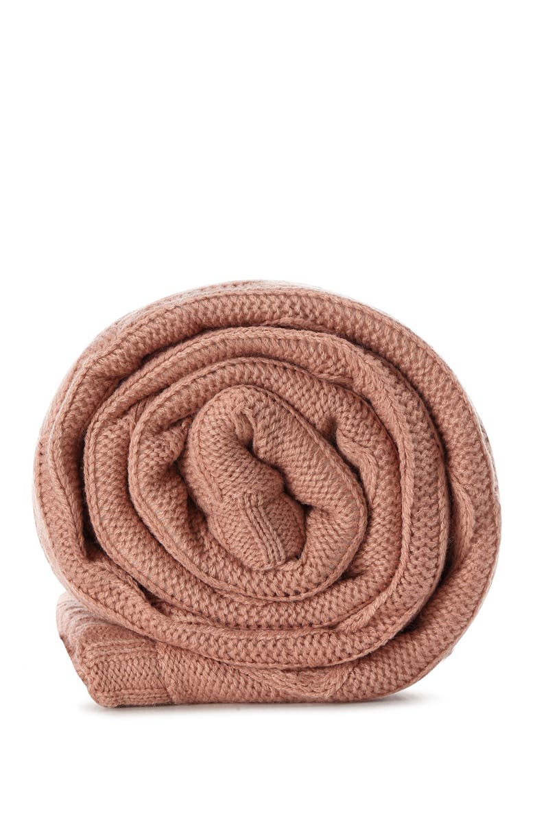 INSPIRED HOME Cozy Tyme Zaim Cable Knit Throw, Alternate, color,