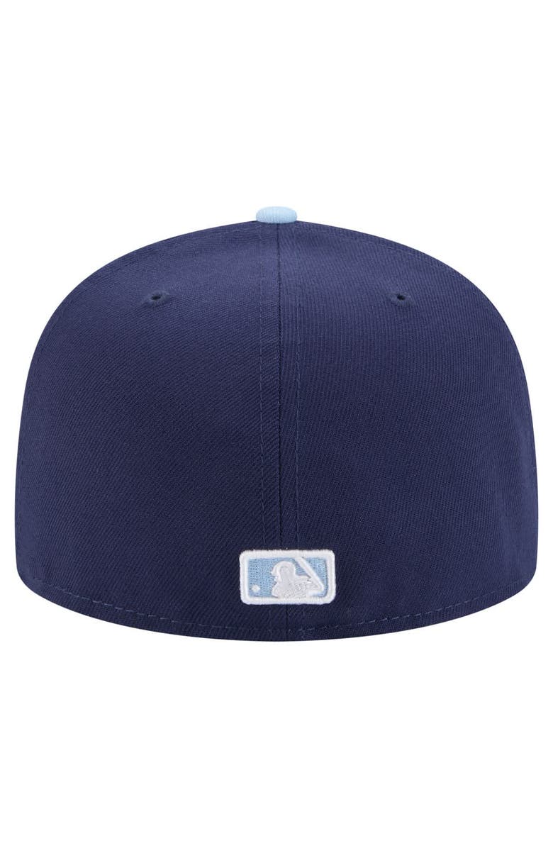 New Era Men's New Era Navy/Light Blue Athletics Color Pack 2-Tone 59FIFTY Fitted Hat, Alternate, color, 