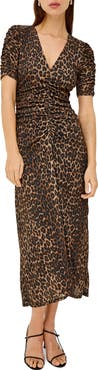 Rails Beacon Ruched Midi Dress