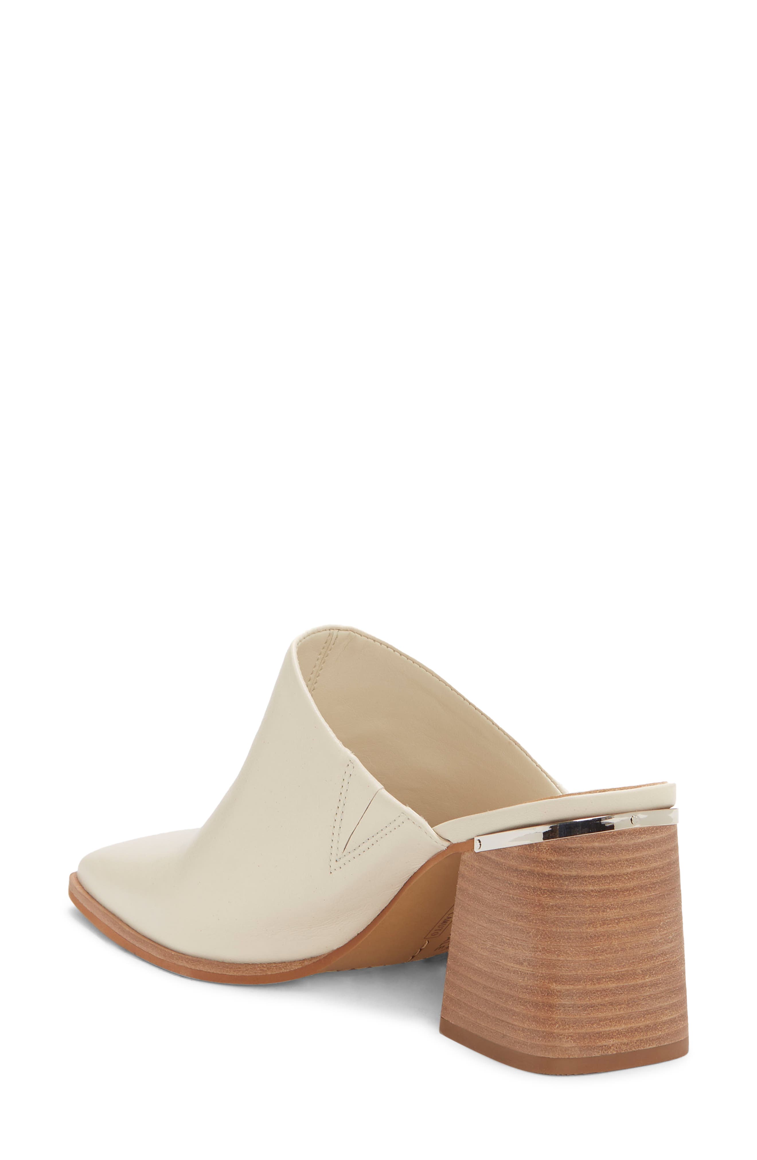 Bristina Square Toe Mule, Alternate, color, NEW CREAM BABY SHEEP