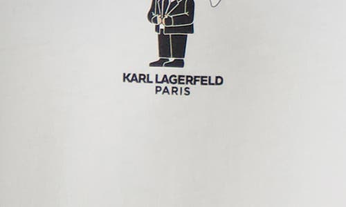 Karl Lagerfeld Paris Small Karl Graphic T-shirt In White