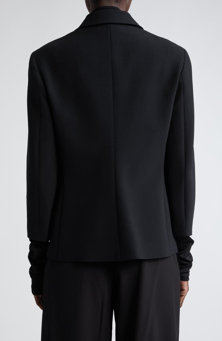 The Row Schoolgirl Stretch Wool Blazer, Alternate, color, 
