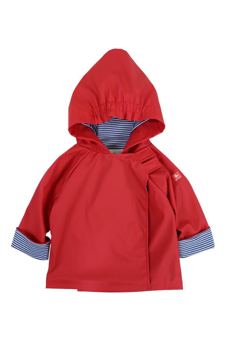 Favorite Rain Jacket Hooded, Main, color, Lollipop Red