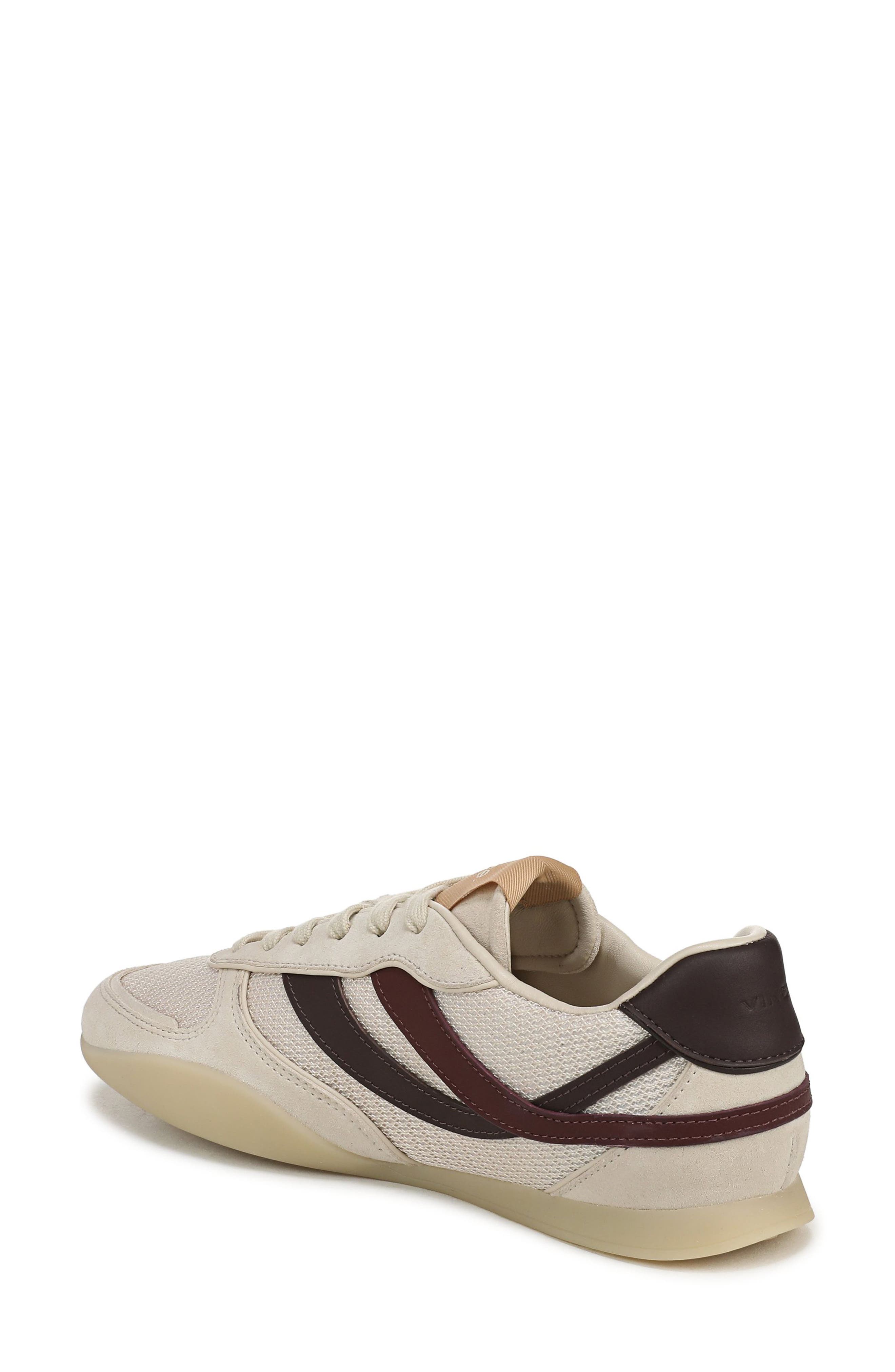 Echo Trainer Leather Sneaker, Alternate, color, MOONLIGHT/ GANACHE