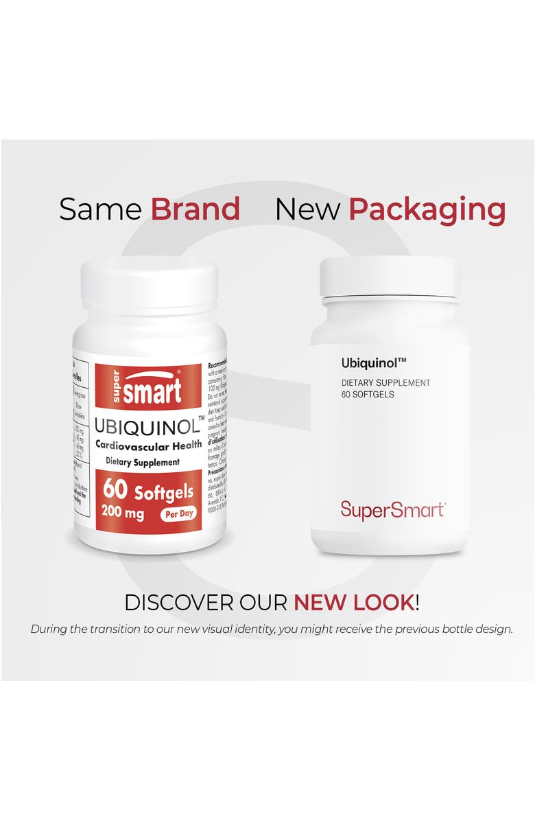 SuperSmart Ubiquinol<sup>™</sup> 200mg per Day, Alternate, color, NO COLOR