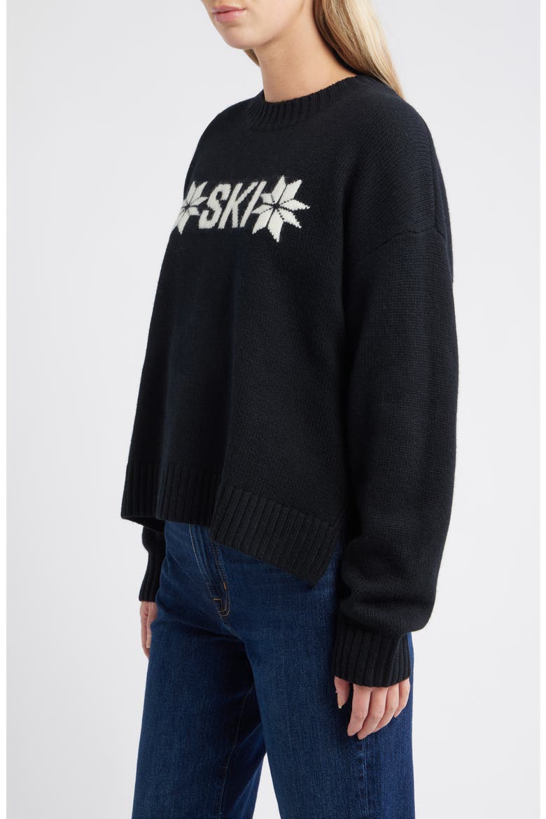 Bliss Ski Sweater, Alternate, color, BLACK