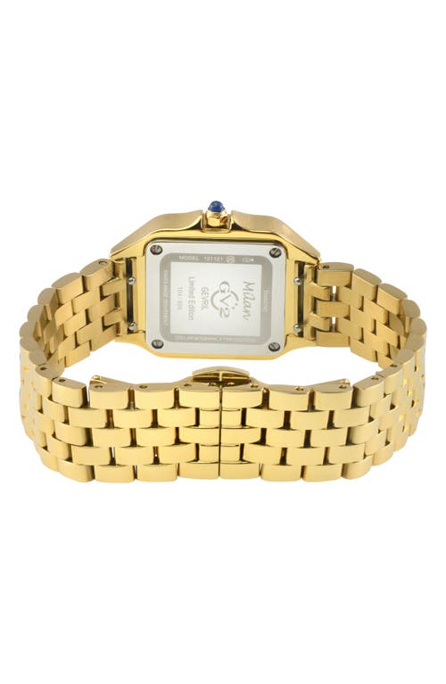 Gv2 Milan Diamond Dial Bracelet Watch, 27.5mm In Brown