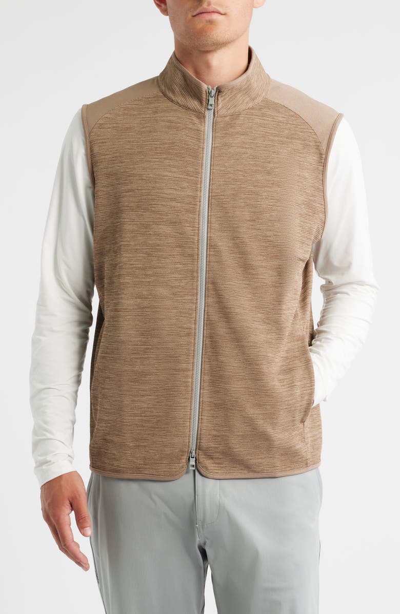 Peter Millar Vista Full Zip Vest, Alternate, color, Poplar Brown