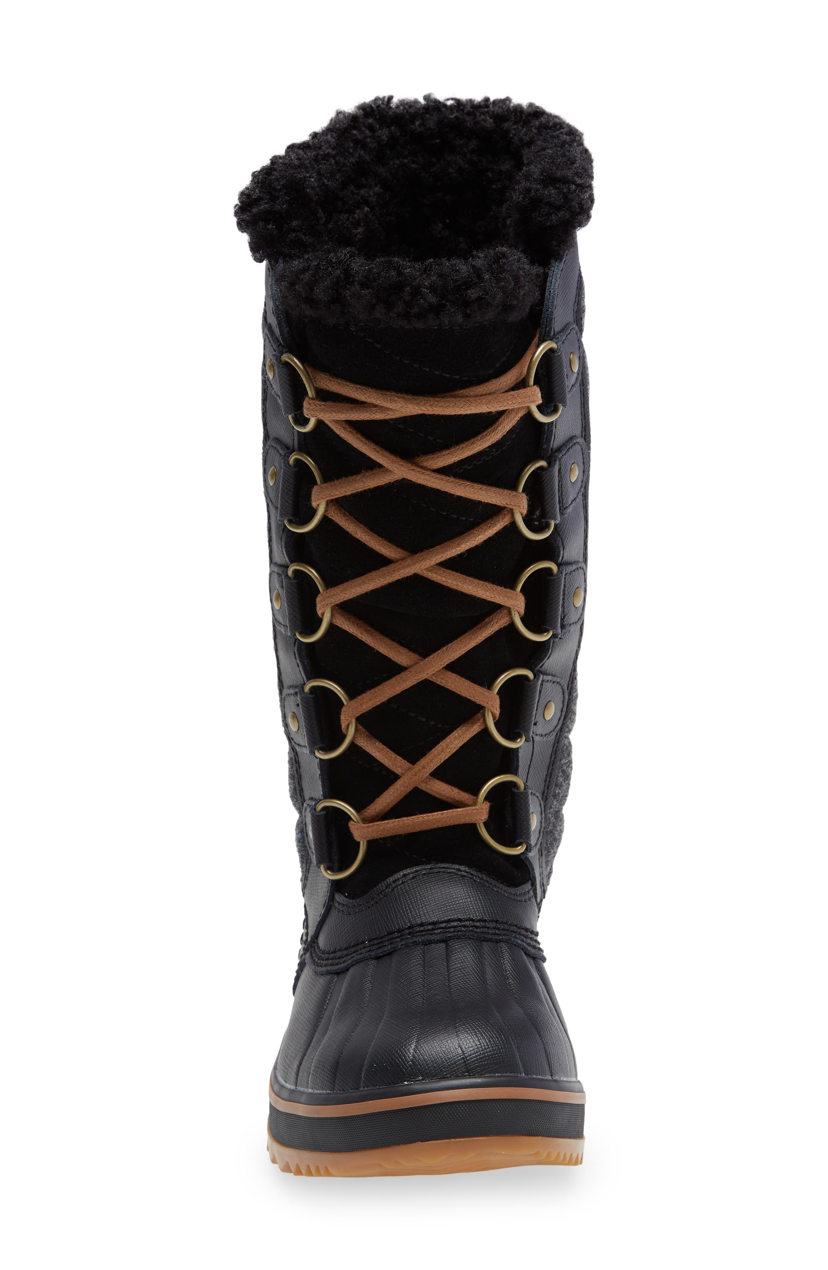 SOREL Tofino II Faux Shearling Lined Waterproof Boot, Alternate, color, Black Gum 10