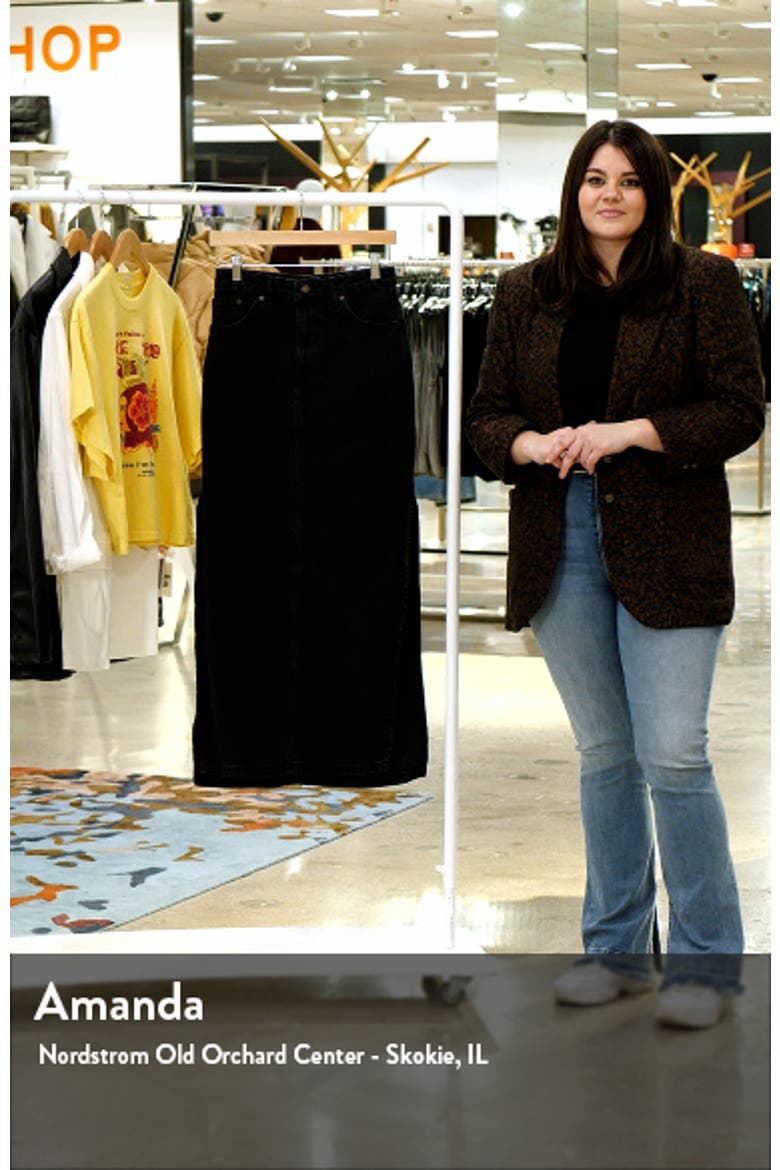 Denim Maxi Skirt video