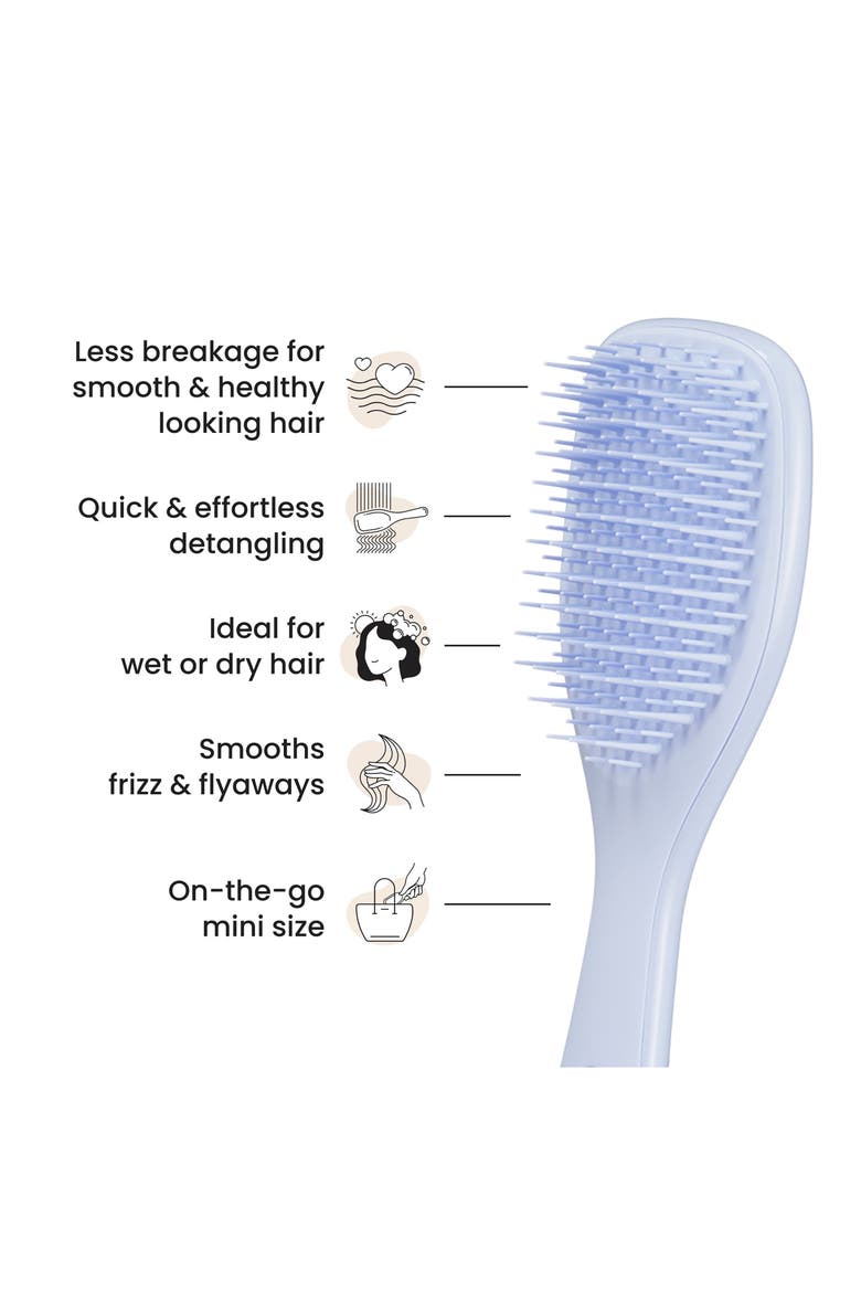 Mini Ultimate Detangling Hairbrush, Alternate, color, DIGITAL LAVENDER