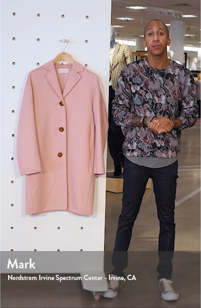 Classic Double Face Cashmere Coat, sales video thumbnail