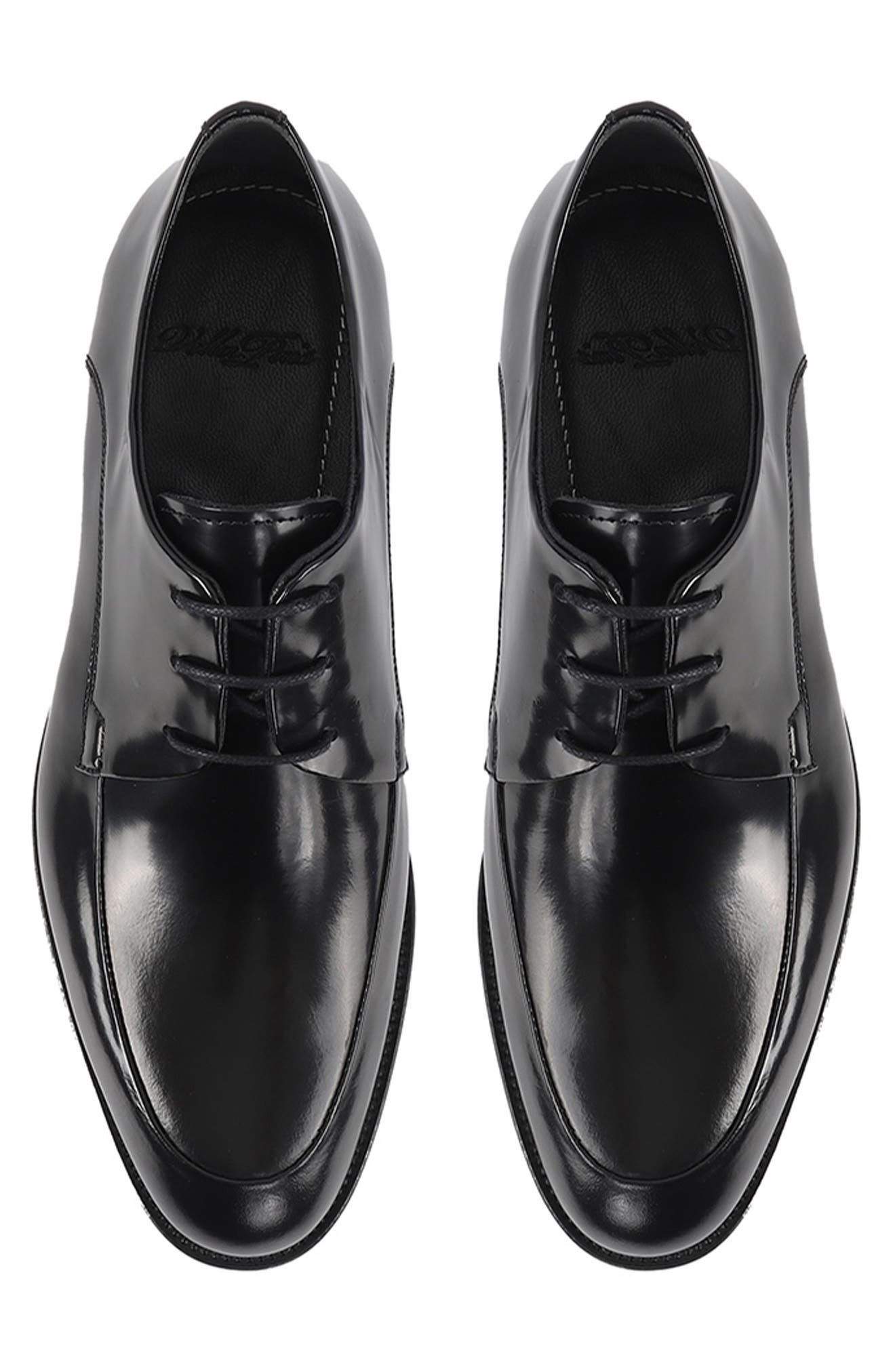 VELLAPAIS Caronari Plain Toe Derby, Alternate, color, Black