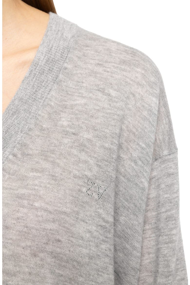 Oversize Cashmere Sweater, Alternate, color, GRIS CHINE CLAI