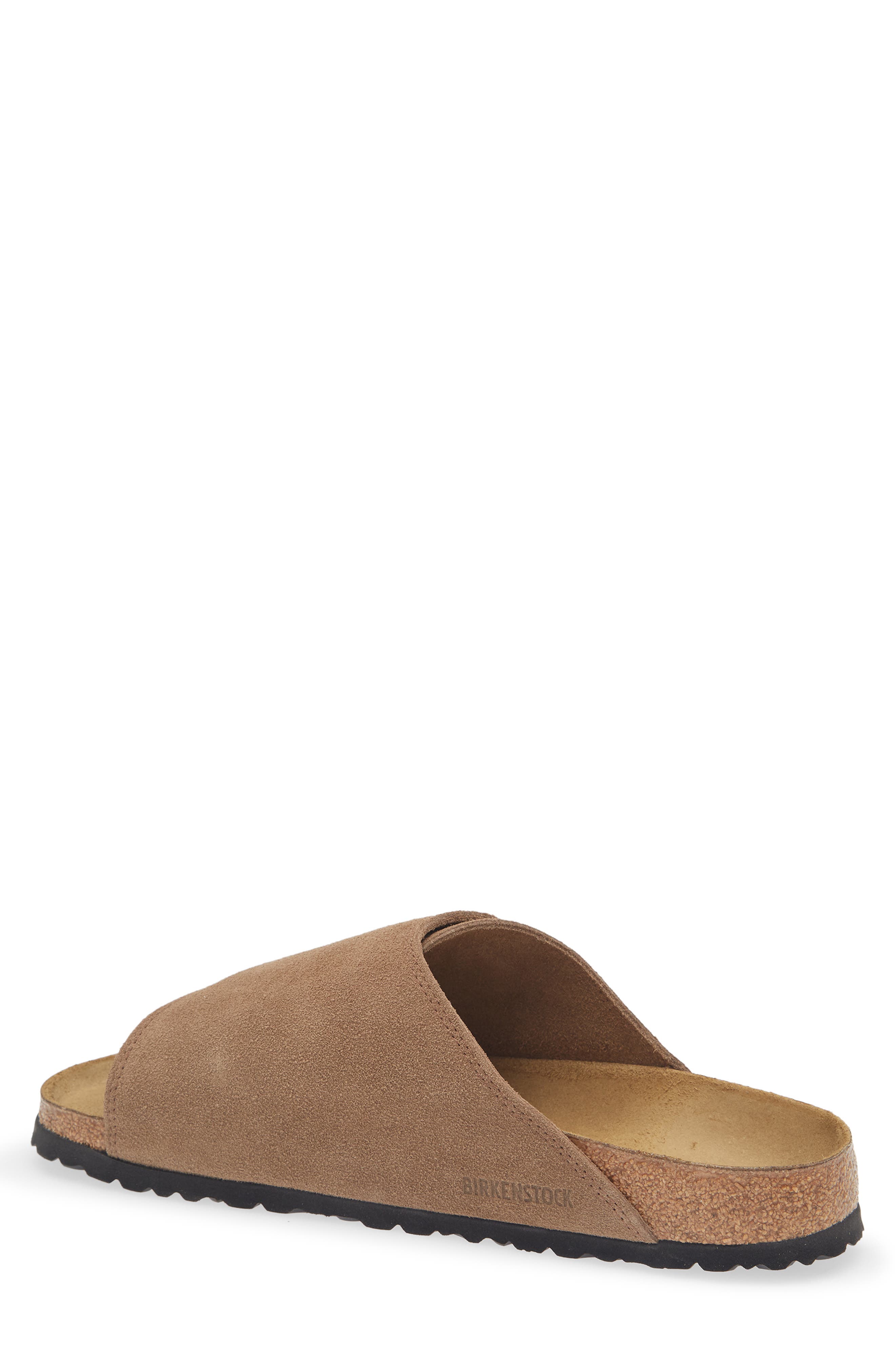 Birkenstock Solana Slide Sandal, Alternate, color, Dark Tea