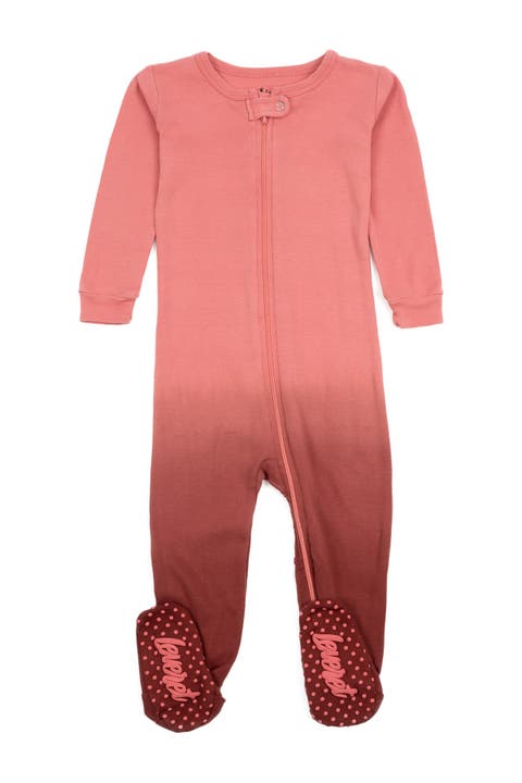 Footed Tie Dye Cotton Matching Family Pajamas