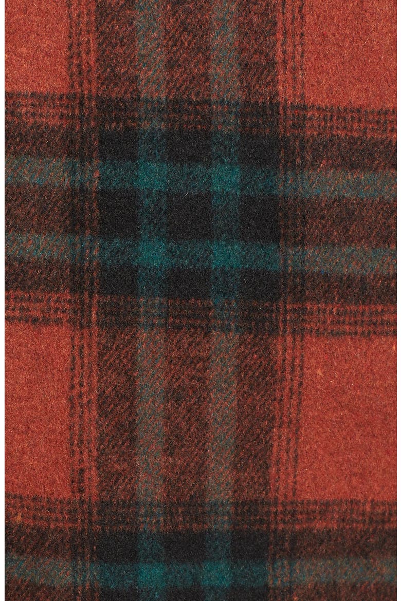 Single Button Plaid Coat, Alternate, color, BROWN SPICE LEITH PLAID