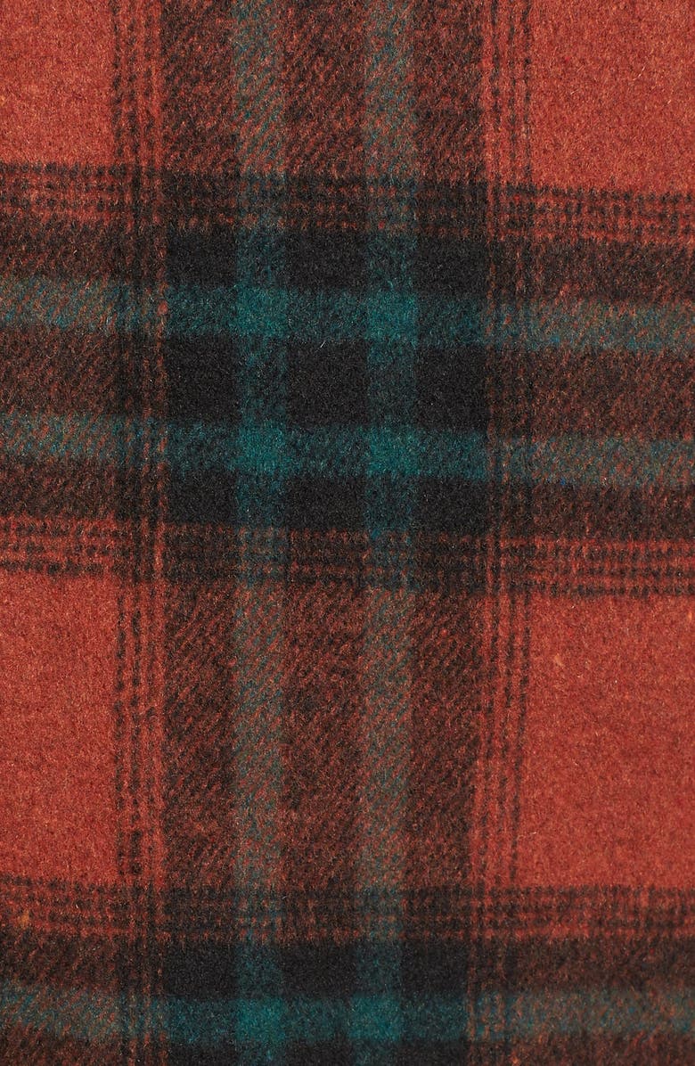 Leith Single Button Plaid Coat, Alternate, color,