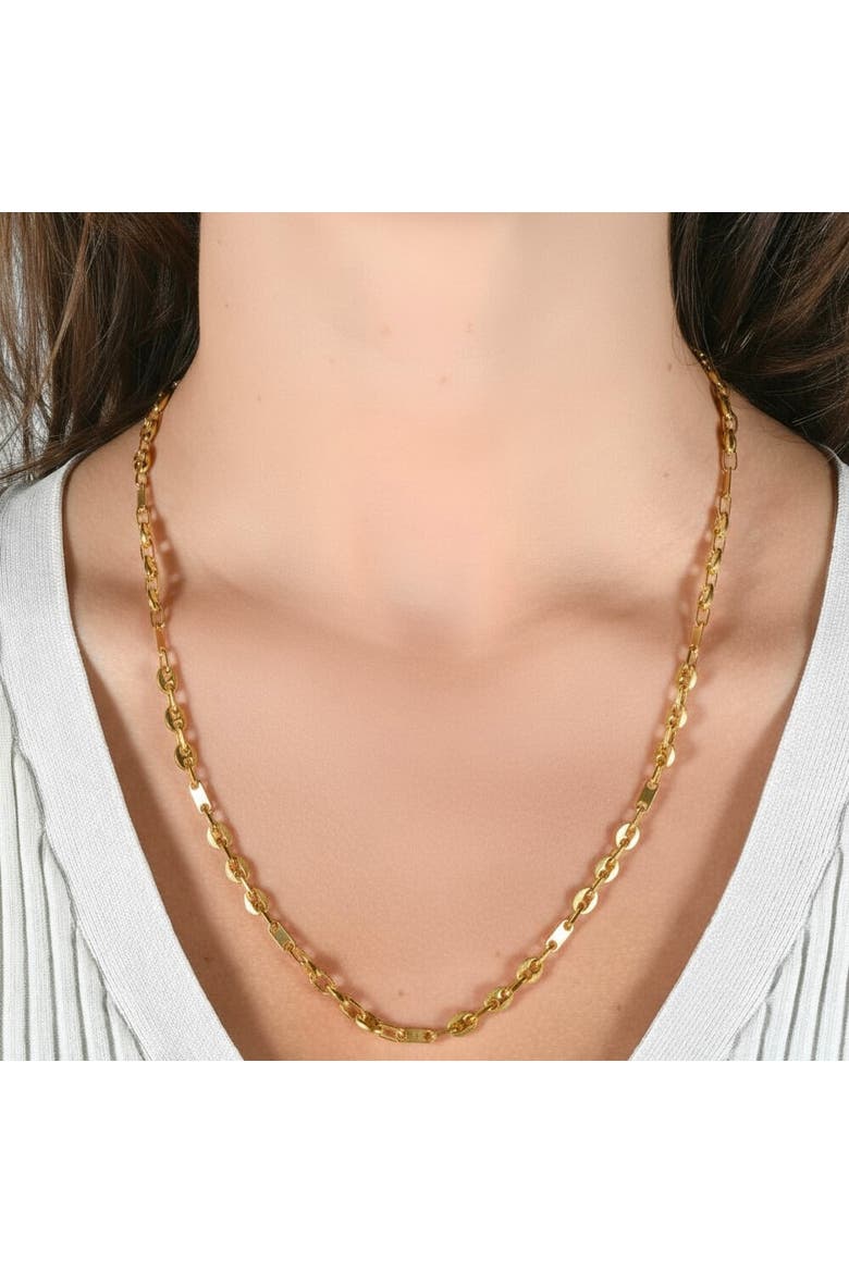 14k Gold Women's 22" Marine Chain Necklace 14.2 Grams 5.5mm Thick, Alternate, color, 14k Yellow Gold