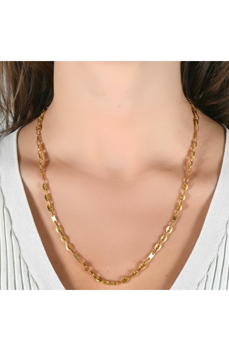 Bliss Diamond 14k Gold Women
s 22" Marine Chain Necklace 14.2 Grams 5.5mm Thick, Alternate, color, 14K Yellow Gold