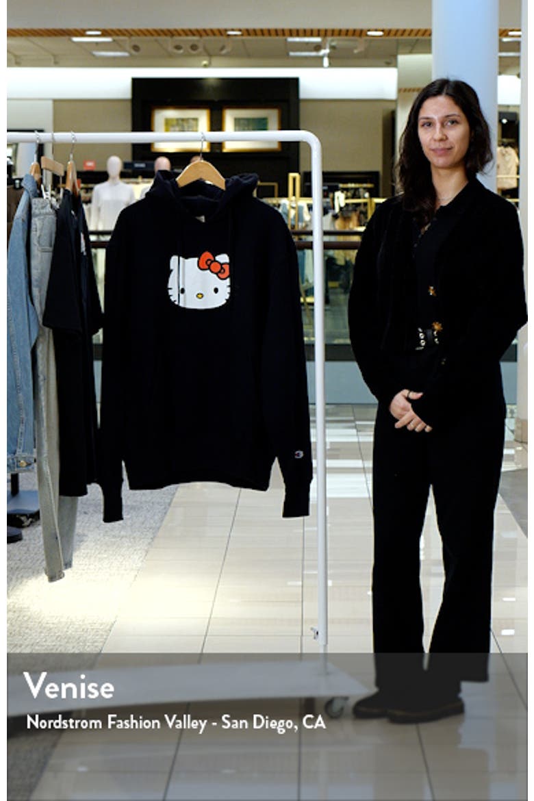 x Sanrio Hello Kitty® 50th Anniversary Fleece Graphic Hoodie (Nordstrom Exclusive) video