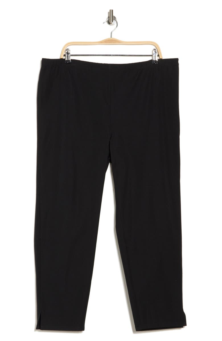 Eileen Fisher Slim Ankle Pants, Alternate, color, Black
