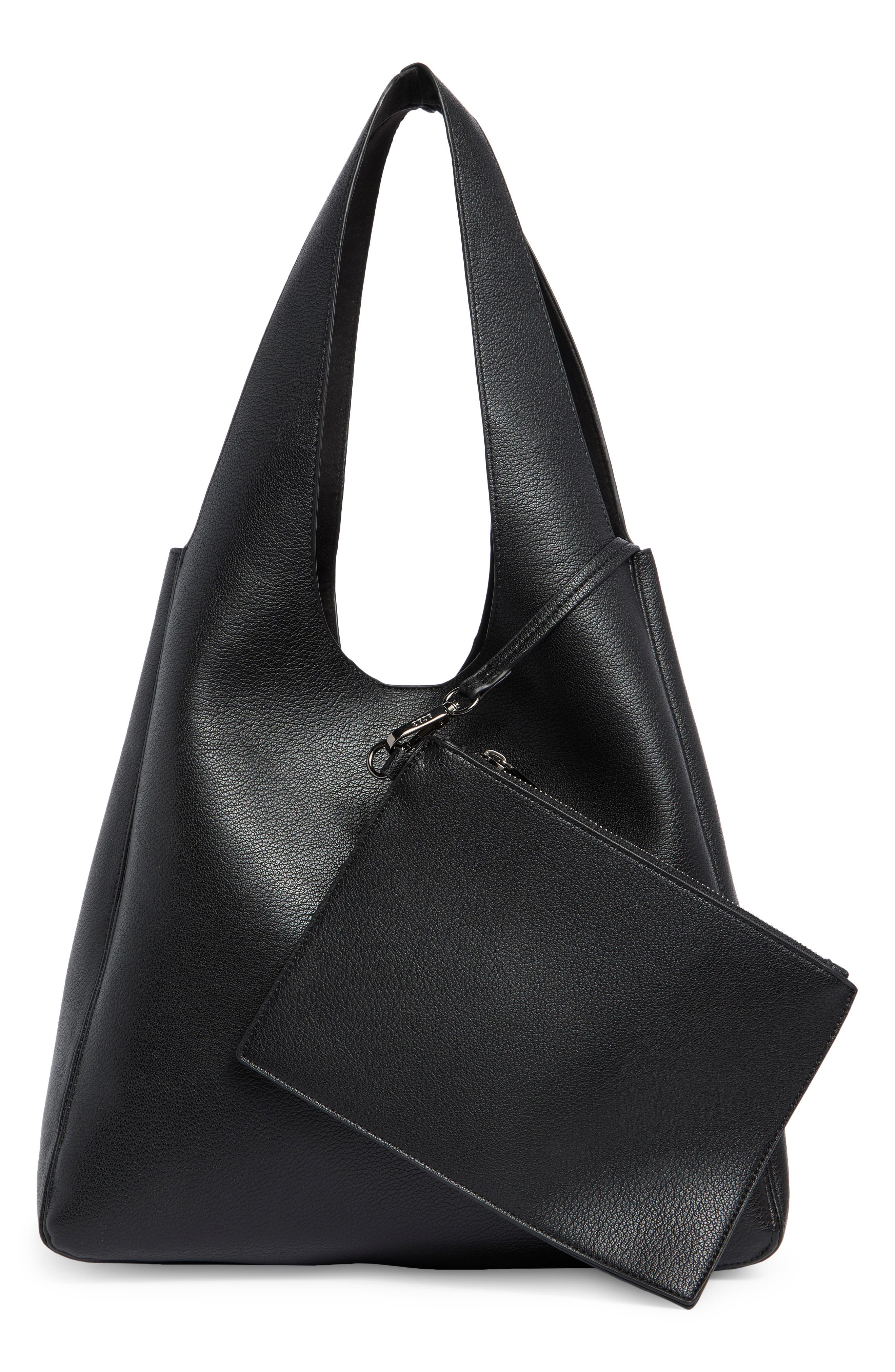 BCBG Soft Hobo Bag, Alternate, color, Black