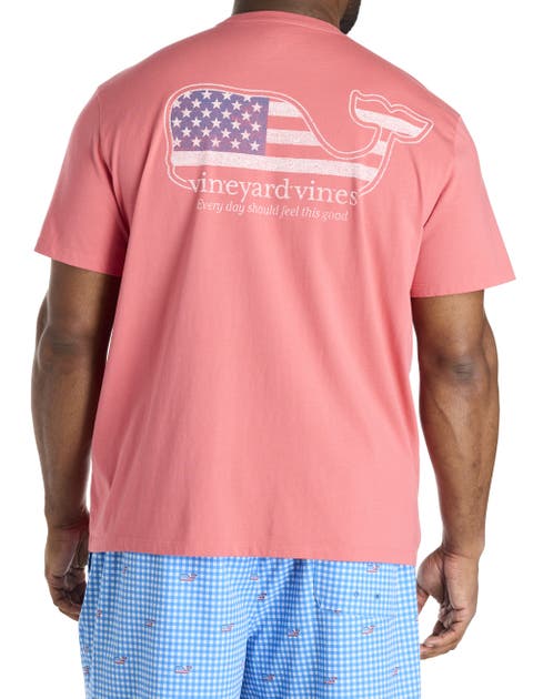Big & Tall Flag Whale Pocket T-Shirt