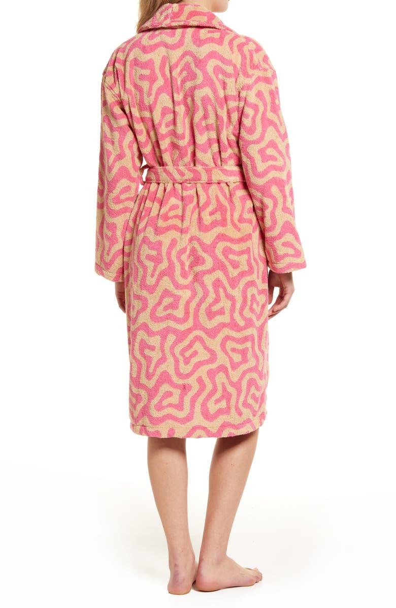 Dusen Dusen Spiral Cotton Terry Robe, Alternate, color, 