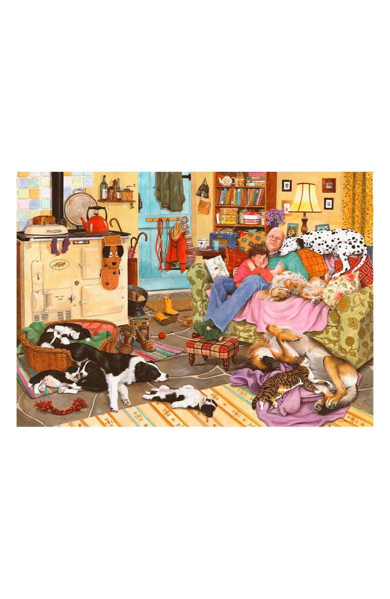 The House of Puzzles Dog Tired Whitby 1000-Piece Jigsaw Puzzle, Alternate, color, 