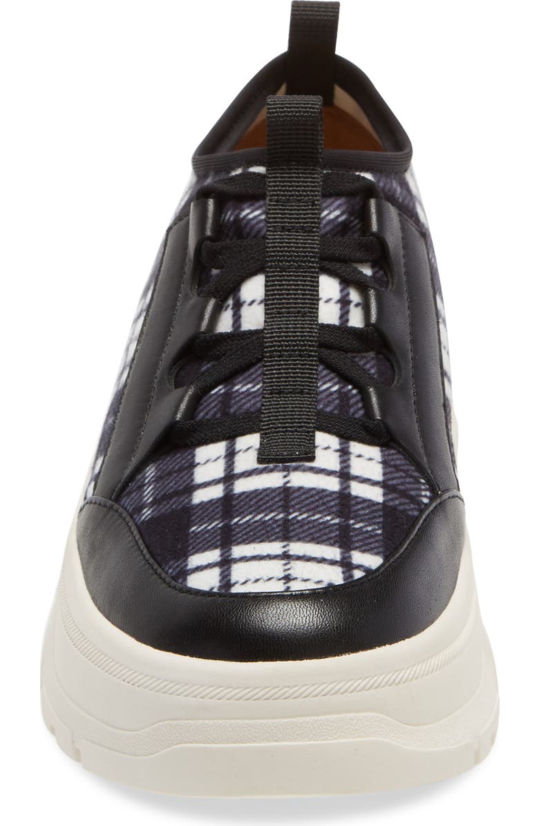 Linea Paolo Rowen Sneaker, Alternate, color, Black/ Blue Print Fabric