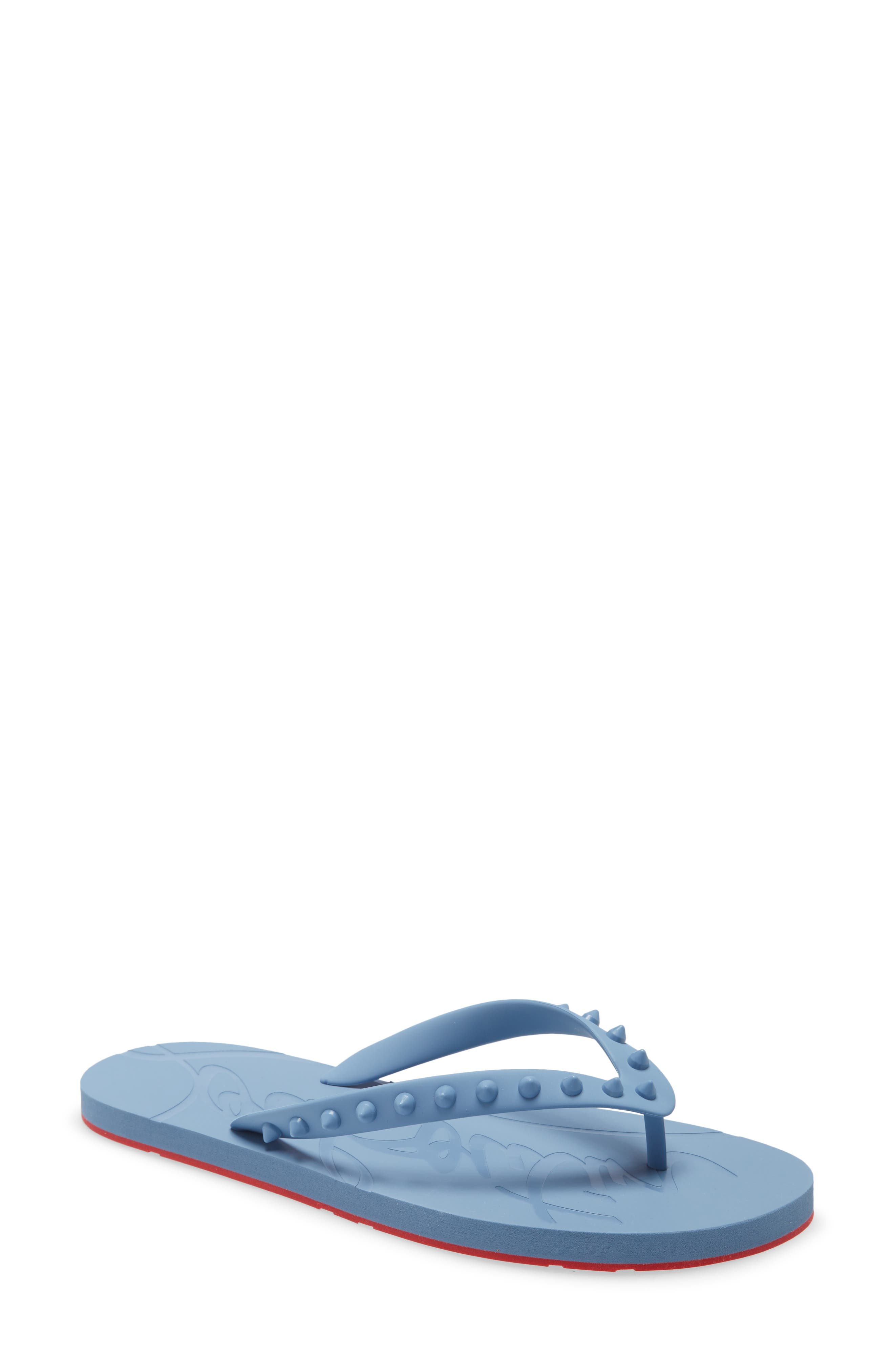 Christian Louboutin Loubi Flip Flop, Main, color, 