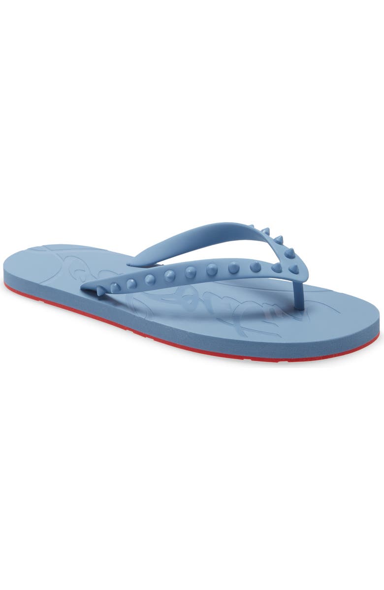Christian Louboutin Loubi Flip Flop, Main, color,