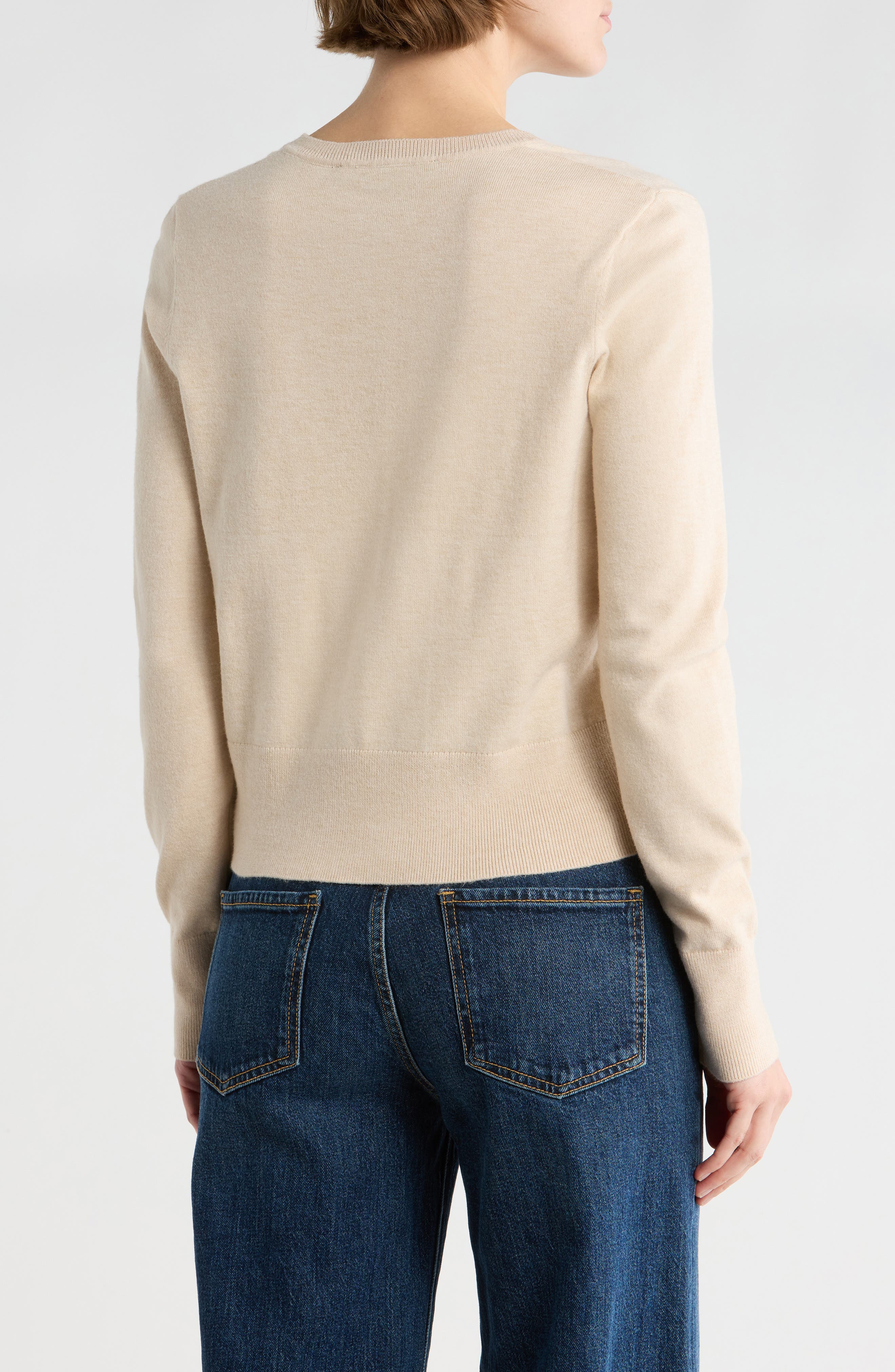 Covered Button Cardigan - image 2