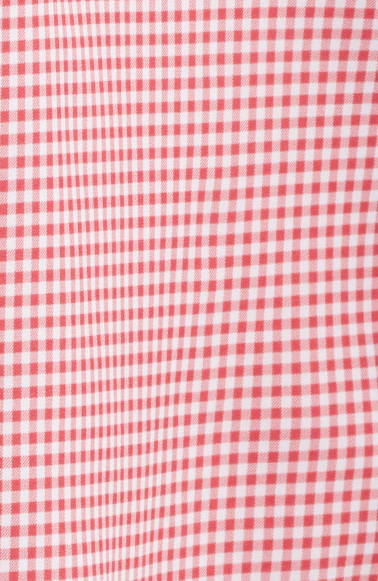 Johnston & Murphy XC+<sup>™</sup> Performance Game Day Gingham Button-Up Shirt, Alternate, color, Red