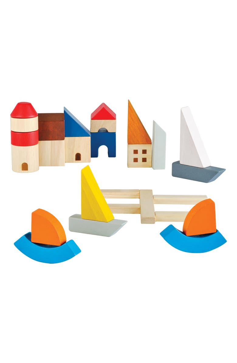 PlanToys<sup>®</sup> Marina Block Playset, Alternate, color, Assorted
