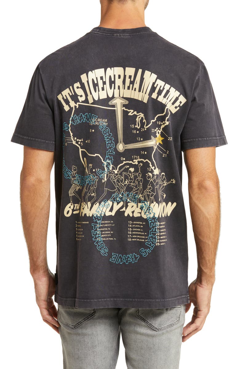 ICECREAM Men's Family Reunion Cotton Graphic Tee, Alternate, color,