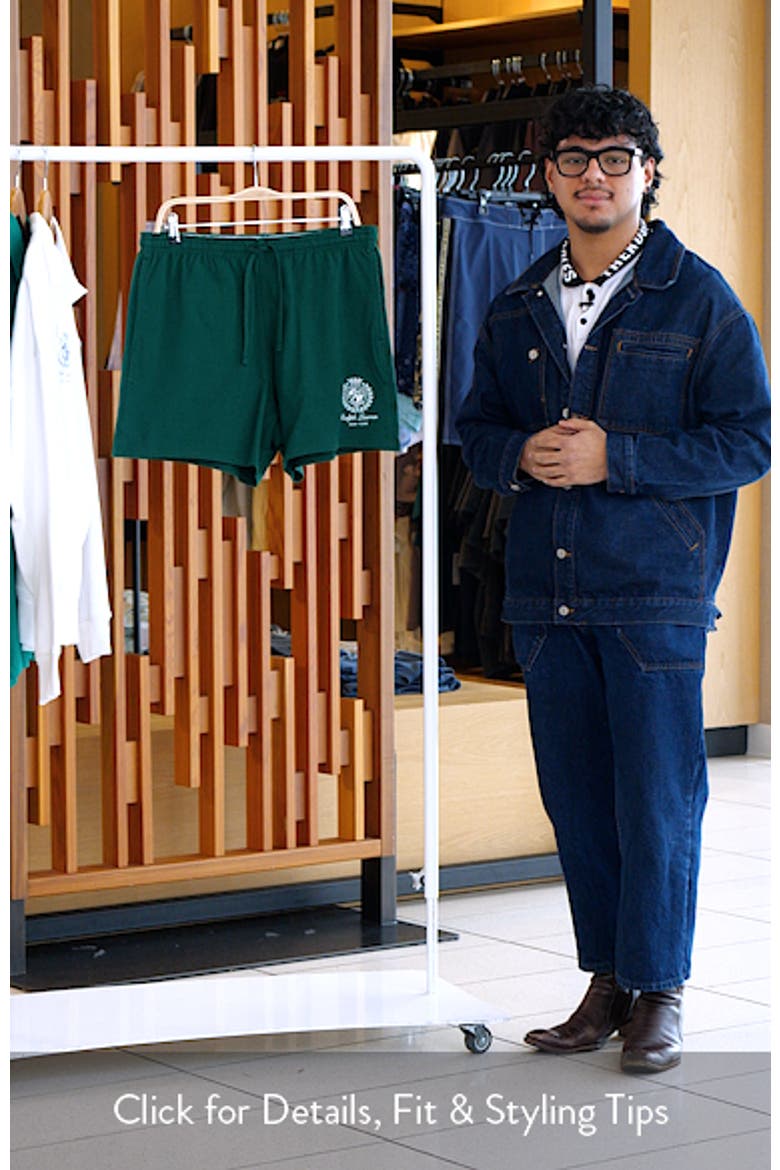 Relaxed Fit Jersey Graphic Sweat Shorts video