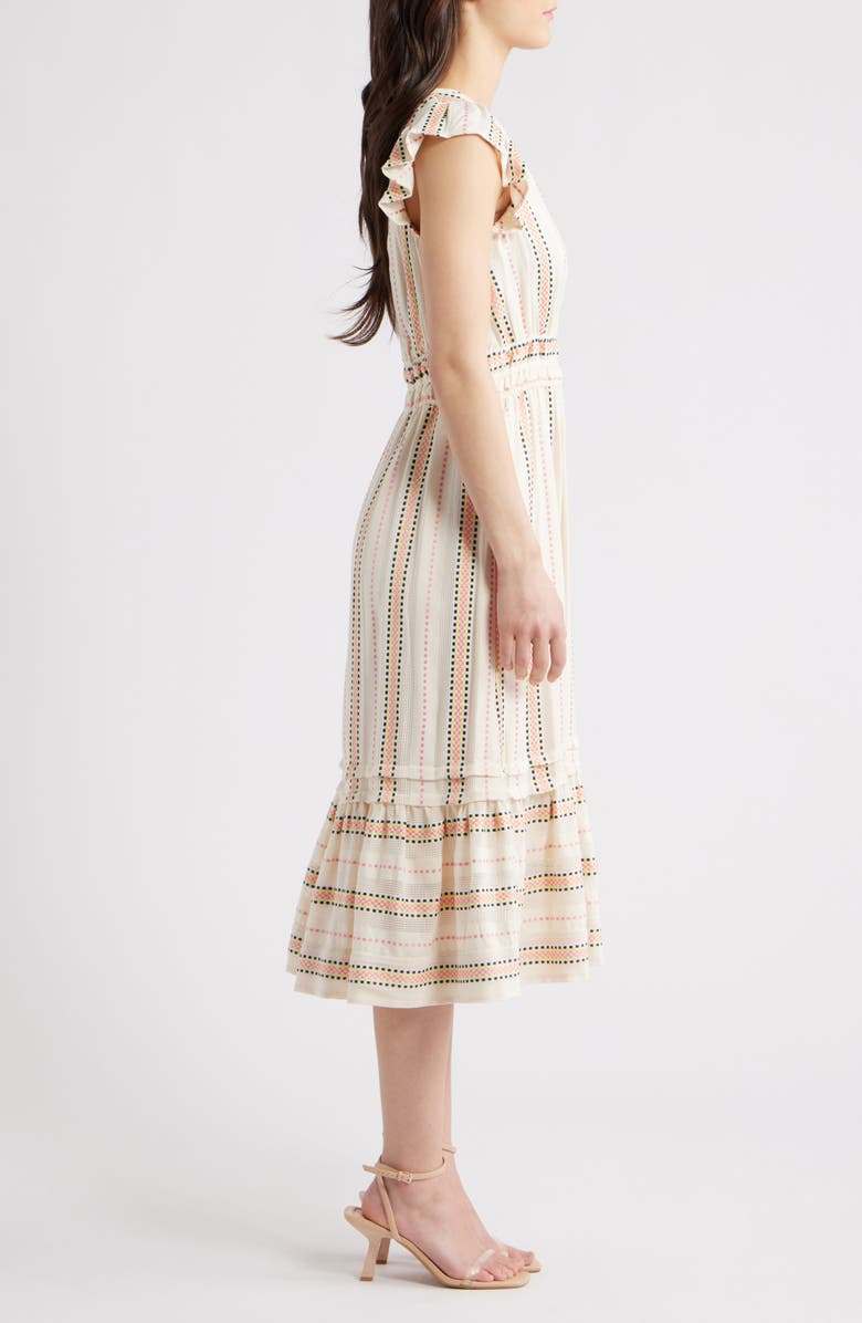 Hatley Ribbon Weave Stripe Dress, Alternate, color, 